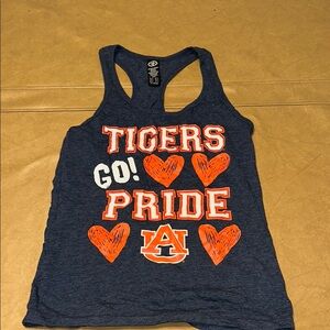 Navy Tank Top with Bold Graphics